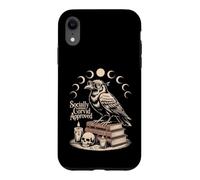 Socially Awkward Corvid Approved Corbeau Gothique Coque pour iPhone XR