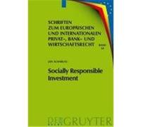 Socially Responsible Investment Scharlau, Jan (Auteur)