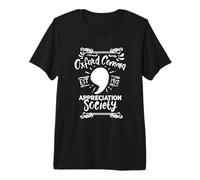 Société Anglaise d'Oxford Comma - Grammaire Amusante T-Shirt Haut de Gamme