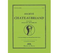 Société Chateaubriand Bulletin juillet 2023 - décembre 2024 - Collectif Zipper De Fabiani - Michel De Maule - broché - Essai
