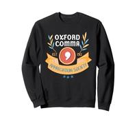 Société d'appréciation de la Grammaire d'Oxford Comma Humor pour Les Enseignants Sweatshirt