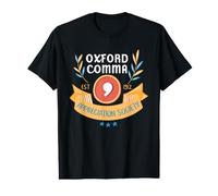 Société d'appréciation de la Grammaire d'Oxford Comma Humor pour Les Enseignants T-Shirt Graphique avec Valeur
