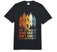 Société de randonnée à Bout de Souffle, ne Vous inquiétez Pas, Je Serai là, Randonneur Comfort Colors Adult Heavyweight T-Shirt
