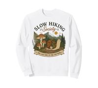 Société de randonnée Lente Snail Funny Mountain Camping Sweatshirt