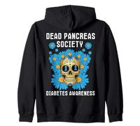 Société Dead Pancreas Sensibilisation au diabète Sugar Skull Sweat à Capuche