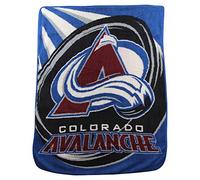 Société du Nord-Ouest NHL Colorado Avalanche Puck Sherpa Throw, 127 cm par 152,4 cm