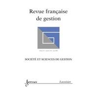 Societe et sciences de gestion revue franþaise de gestion v - Collectif - Hermes Science Publications - broché - Livre