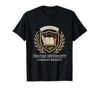Société littéraire de l'université Dark Academia Crest Veritas T-Shirt