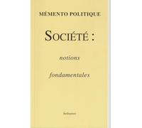 Société : notions fondamentales