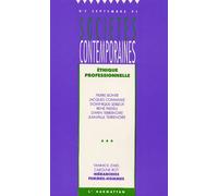Sociétés Contemporaines N° 7, Septembre 1991 - Ethique Professionnelle