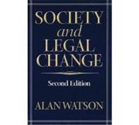 Society and Legal Change Alan Watson (Auteur)