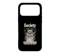 Society Too Many Rules Would Not Join Again Raton Laveur Coque pour iPhone 17 Pro Max