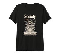 Society Too Many Rules Would Not Join Again Raton Laveur T-Shirt Haut de Gamme