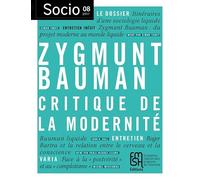 Socio, n° 8, Zigmunt Bauman critique de la modernite