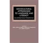 Sociocultural Approaches to Language and Literacy Carolyn P. Panofsky, Vera John-Steiner (Auteur)