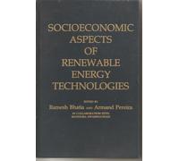 Socioeconomic Aspects Of Renewable Energy Technologies