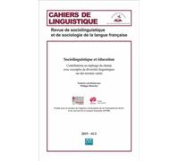 Sociolinguistique et éducation Contributions au repérage du champ avec exemples de diversités linguistiques sur des terrains variés - 2015 - 41.2 - Philippe Blanchet - Eme Et Intercommunications - bro