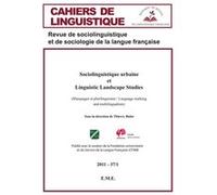 Sociolinguistique urbaine et Linguistic Landscape Studies Thierry Bulot (Auteur)