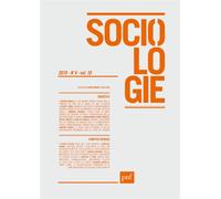 Sociologie 2019, n° 4 Varia - Collectif - Puf - broché - Revue