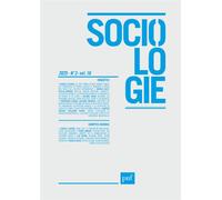Sociologie 2025, n.3 - Collectif - Puf - broché - Revue