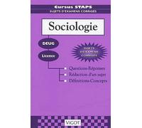 Sociologie: Cursus STAPS sujets d'examens corrigés