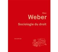 Sociologie du droit: Préface de Philippe Raynaud. Traduction et introduction de Jacques Grosclaude
