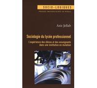 Sociologie Du Lycée Professionnel - L'expérience Des Élèves Et Des Enseignants Dans Une Institution En Mutation