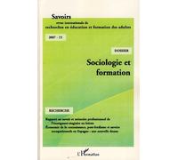 Sociologie et formation - Collectif - L'harmattan - broché - Revue