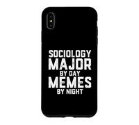 Sociologie Major by Day Memes by Night Sociologie Student Meme Coque pour iPhone XS Max