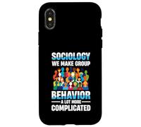 Sociologie Nous rendons Le comportement de Groupe Beaucoup Plus compliqué Coque pour iPhone X/XS
