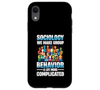 Sociologie Nous rendons Le comportement de Groupe Beaucoup Plus compliqué Coque pour iPhone XR