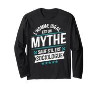 Sociologue Cadeau départ métier drôle Manche Longue