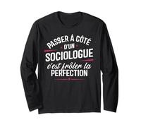 Sociologue Cadeau métier Drole Homme Sociologue Manche Longue