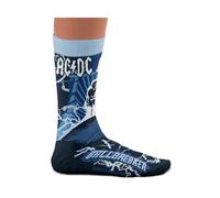 Sock Affairs Chaussettes ACDC - Highway to Hell, Back in Black, Angus Young, Ballbreaker, For Those About to Rock - pour les fans de rock, chaussettes en coton, 2 tailles, 36-40 et 41-46