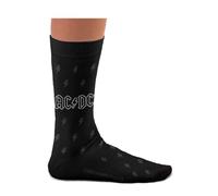 Sock Affairs Chaussettes ACDC - Highway to Hell, Back in Black, Angus Young, Ballbreaker, For Those About to Rock - pour les fans de rock, chaussettes en coton, 2 tailles, 36-40 et 41-46