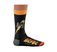 Sock Affairs Chaussettes ACDC - Highway to Hell, Back in Black, Angus Young, Ballbreaker, For Those About to Rock - pour les fans de rock, chaussettes en coton, 2 tailles, 36-40 et 41-46