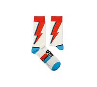 Sock Affairs Chaussettes David Bowie - Blackstar, Aladdin Sane, Let's Dance, Lightning Yellow, Lightning Pack - Cadeaux pour les fans de rock, chaussettes en coton, 2 tailles, 36-40 et 41-46