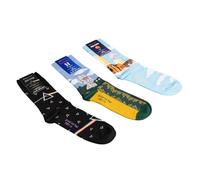 Sock Affairs Chaussettes Pink Floyd - Dark Side, Division Bell, Animals, Wish You Were Here, Official Pack - Cadeaux pour les mélomanes, chaussettes en coton, 2 tailles, 36-40 et 41-46