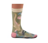 Sock Affairs Chaussettes unisexe hommes et femmes, amusantes et cool, modèle Carpes Nageant, Tsukioka Yoshitoshi (CS-Carps-Socks, FR/ES, Numérique, 41, 46, Taille normale, Taille normale)