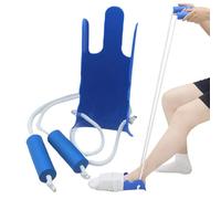 Sock Aid, Socks Helper with Foam Handles, Household Daily Living Stocking Puller for Elderly Blue, Pregnant, Easy Sock Dressing Aid, Comfortable, Ergonomic Design Use
