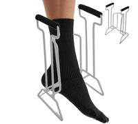 Sock Donners, Easy Grip Sock Aid Tool, Adorable Compression Putting On Socks, Anti Rust Helper Device for Pregnant Women, Seniors, Limited Mobility, Daily Footwear Support Aids