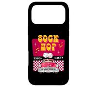 Sock Hop Rock and Roll Dance Retro Années 50 Party Doo Wop Rose Coque pour iPhone 17 Pro Max