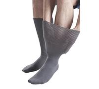 Sock Shop IOMI Footnurse - hommes et des femmes unisexe supplémentaire Breit Œdème Chaussettes en 4 tailles et 5 couleurs (45-50 Eur, Gris