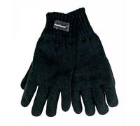 Sock Snob Gants d'hiver Thinsulate 3M 40 g en tricot fin pour garçon, Noir , 10-11 ans