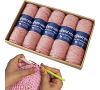 Sock Weight Yarn - Alpaca Wool Yarn Knitting, Fine Crochet Thread with Smooth Soft Feel, Fingering Thin, Diy Scarf and Accessory for Craft Projects, Apparel, and Gift-Making