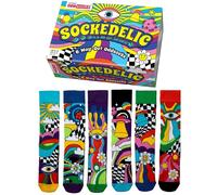 Sockédélic - coffret cadeau 6 chaus