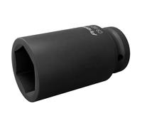 Socket À Chocs Metric Profond Hexagonal 6 Points 34Mm 3/4" Noir Sealey IS3434D