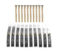 Socket Box Repair Tool - 10 Piece Wire Box Fixing Set for Electrical Maintenance | Metal Repair Plates with Teeth, Wall Switches Socket Frame Reinforcement Kit for Home Renovation, 78x10mm Aluminum