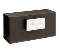 Socket Coffre-fort Invisible à Emmurer, à Cacher Derrière Prises De Courant, 2 Prises - 20 X 40 X 13 Cm (ref 23000w-s1) - Arregui