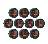 Socket Covers - 10X Ghost Smile Electric Outlet Cover | Plug Socket Covers | Pumpkin Plug Protectors | Halloween Baby Socket Cover | Home Safety Plugs Protector Guard | Child Proof Safety Caps